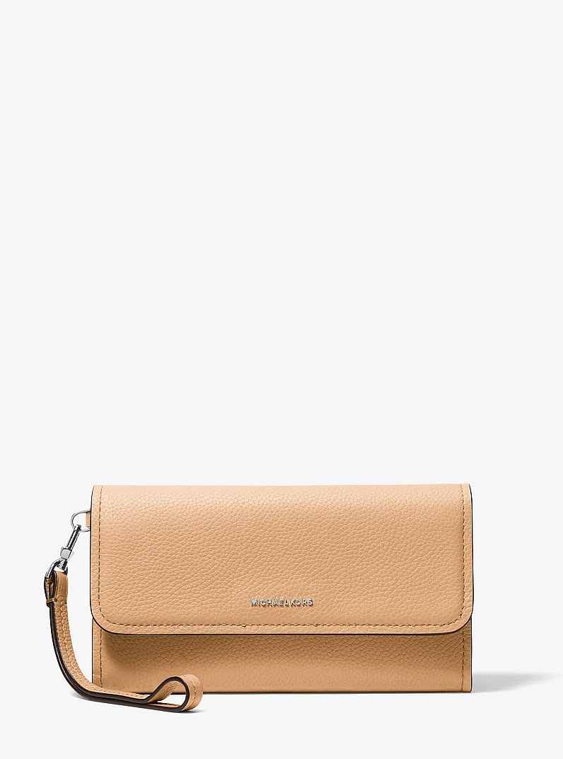 Bolso de pulsera Jet Set convertible mediano con piel granulada in MAN&Iacute; | Michael Kors