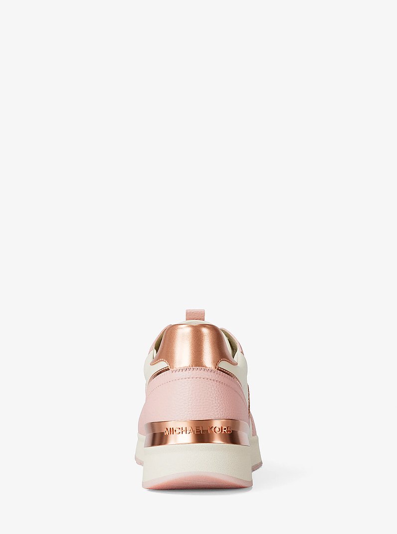 Remy Mixed-Media Trainer in PWD BLSH MLT | Michael Kors