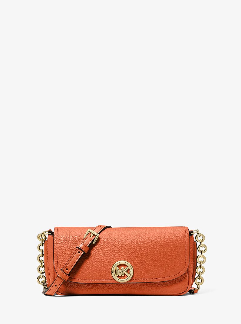 Umh&auml;ngetasche Nolita Small aus gekrispeltem Leder in MIMOSE | Michael Kors