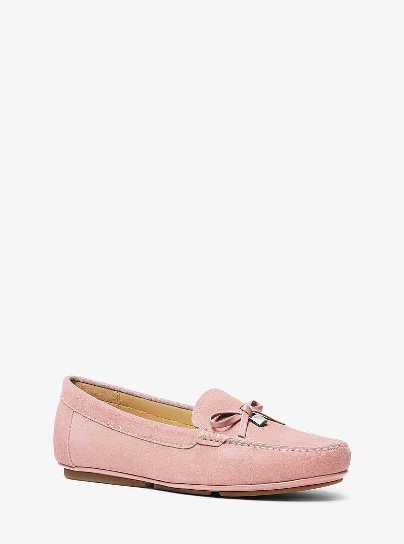 Juliette Suede Loafer in PINK | Michael Kors
