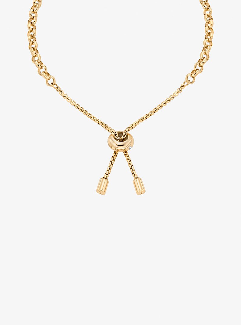 Pav&eacute; Charms Slider Bracelet in GOLD | Michael Kors