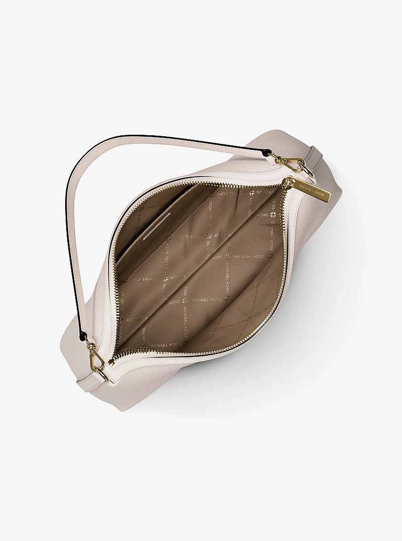Sammy Medium Pebbled Leather Convertible Shoulder Bag in CR&Egrave;ME L&Eacute;GER | Michael Kors