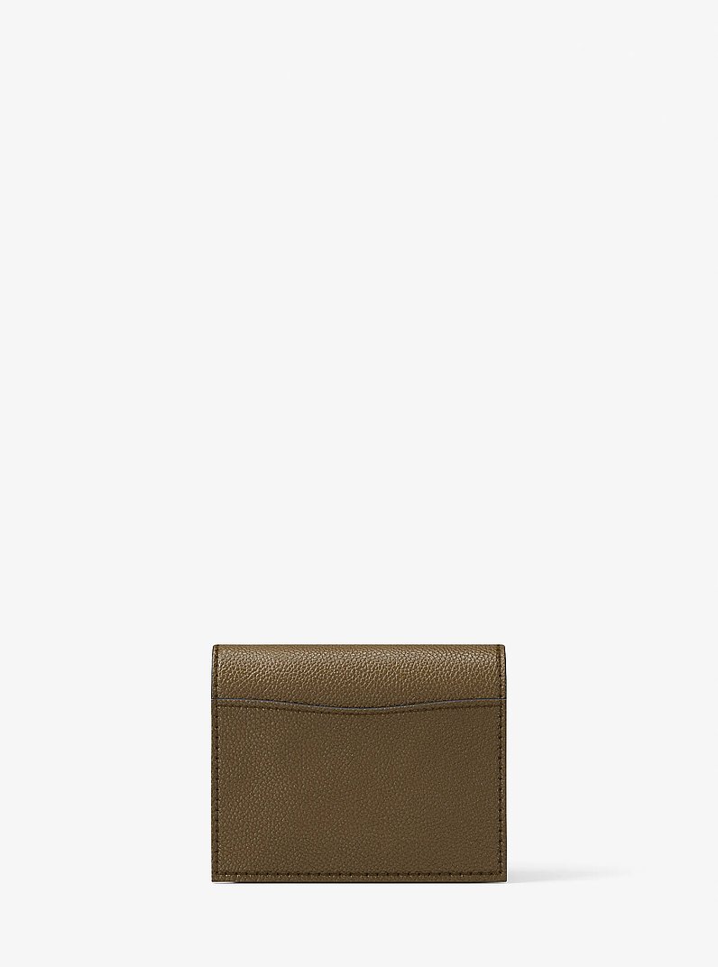 Hamilton Moderne Small Leather Wallet in LODEN | Michael Kors