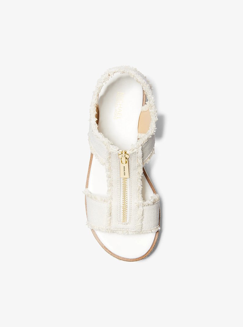 Berkley Frayed Denim Espadrille