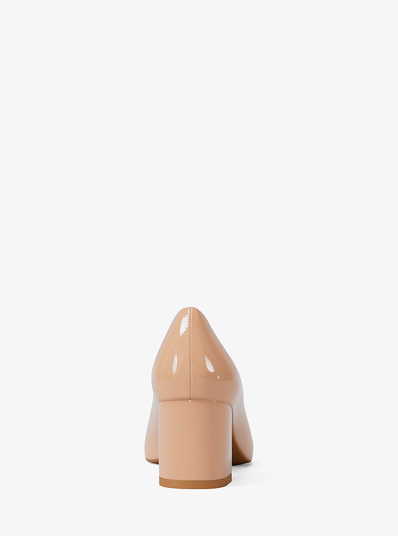 Escarpin &agrave; talon bloc Dori verni in ROSE DRAG&Eacute;E CLAIR | Michael Kors