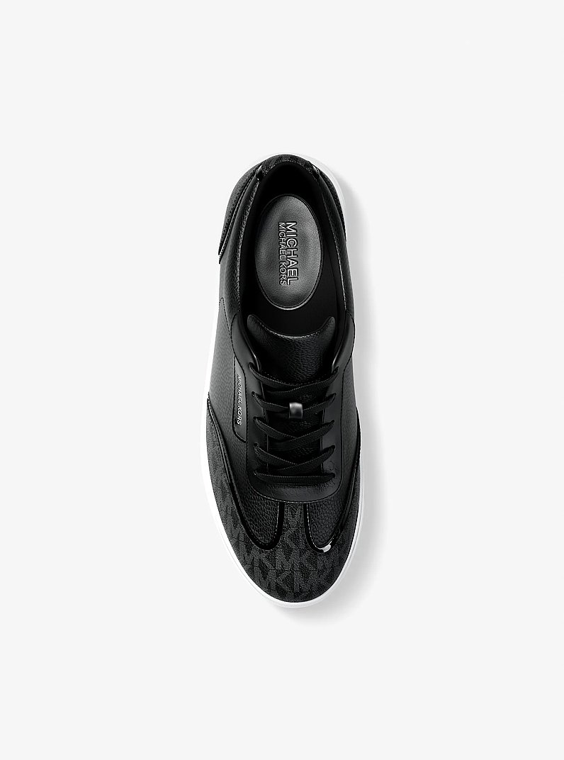 Basket Starr en m&eacute;lange de mati&egrave;res in NOIR | Michael Kors