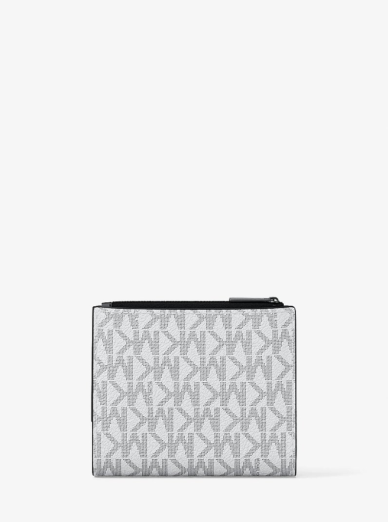Cooper Signature Logo Wallet in BRIGHT WHT | Michael Kors