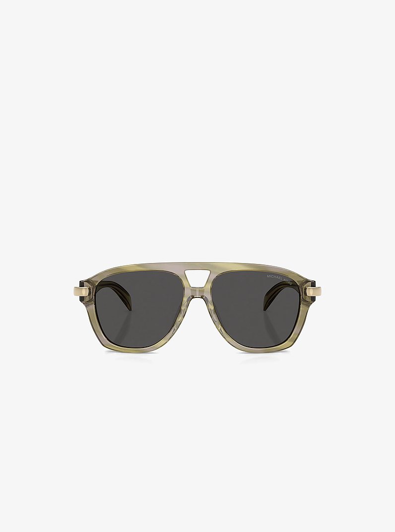 Grenada Sunglasses in OLIVE HORN | Michael Kors