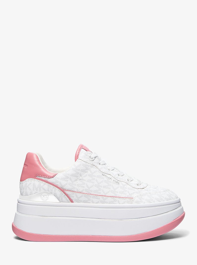 Hayes Signature Logo Platform Sneaker in ROSE | Michael Kors