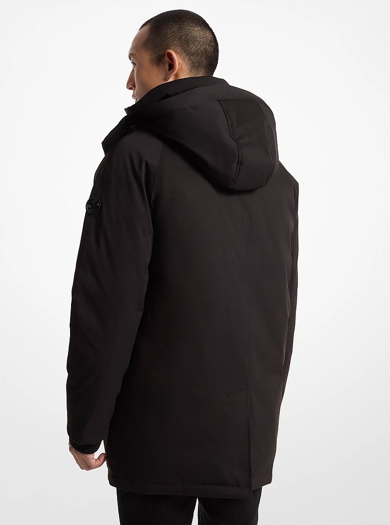 Melrose 2-in-1 Woven Parka in BLACK | Michael Kors