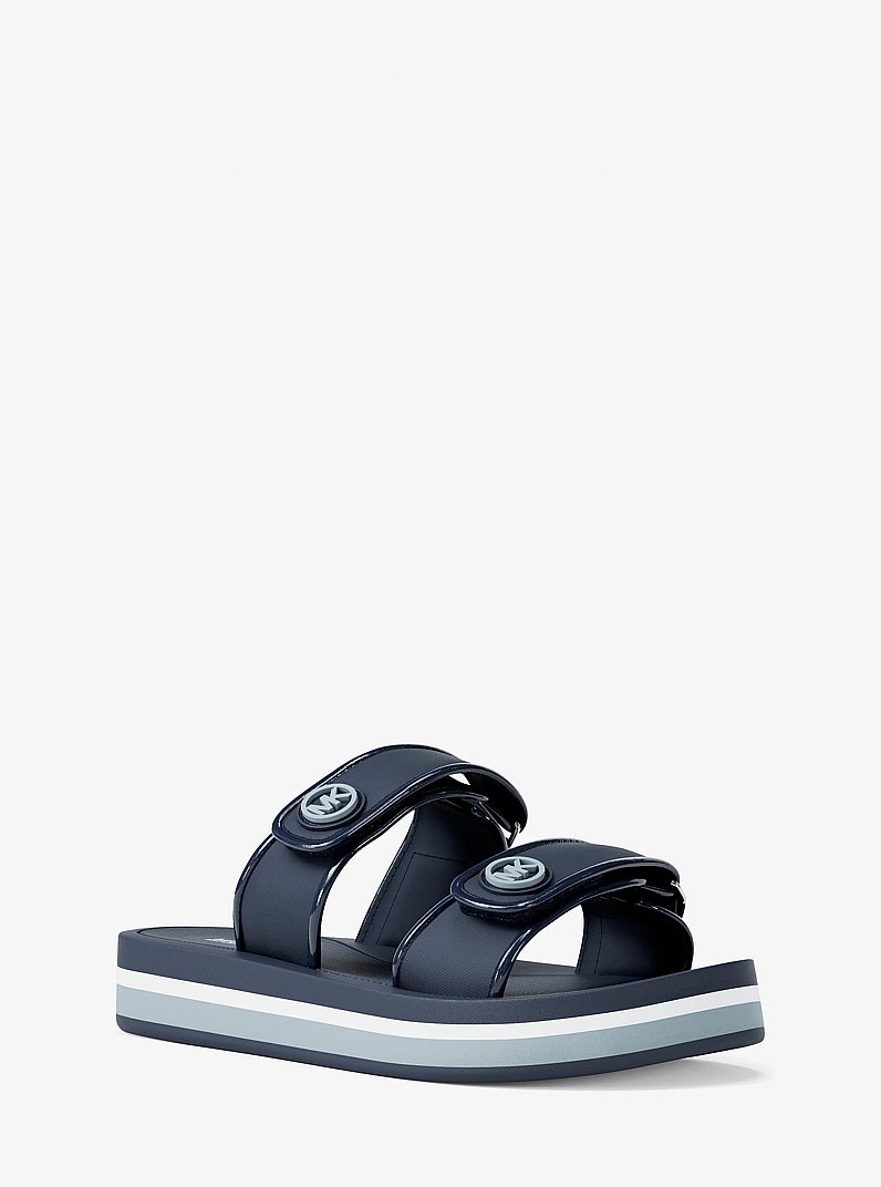 Foster Scuba Slide Sandal in NAVY | Michael Kors