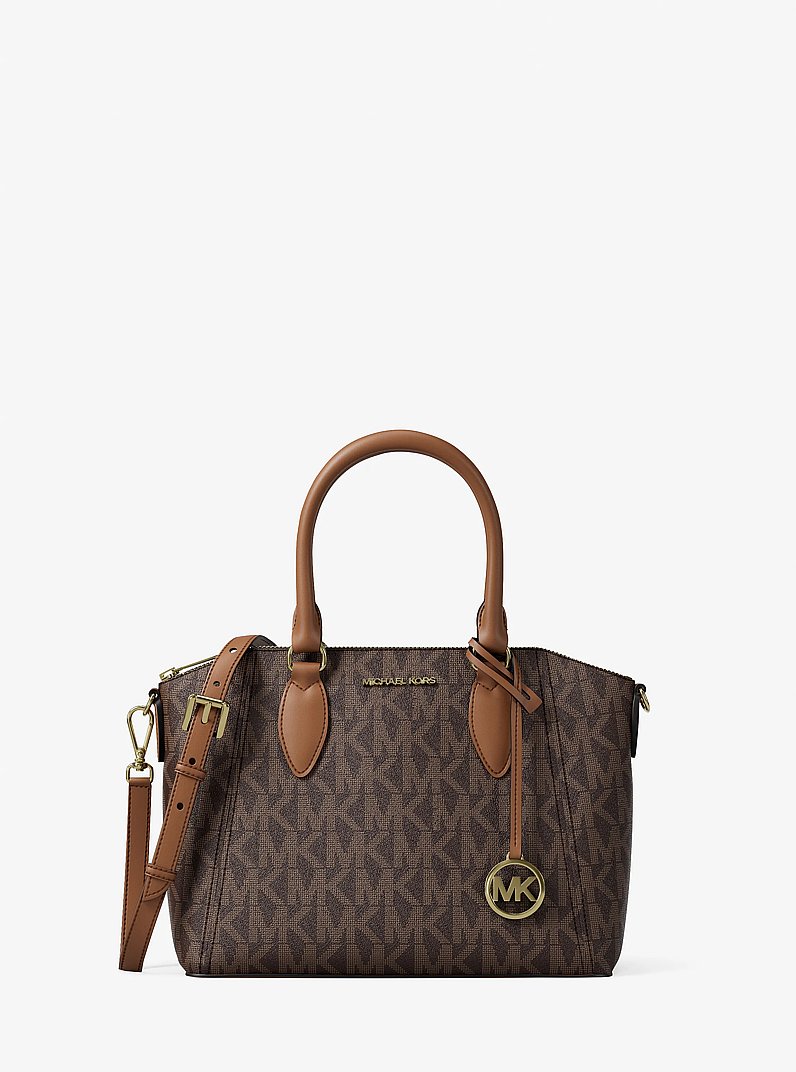 Sienna Small Signature Logo Satchel
