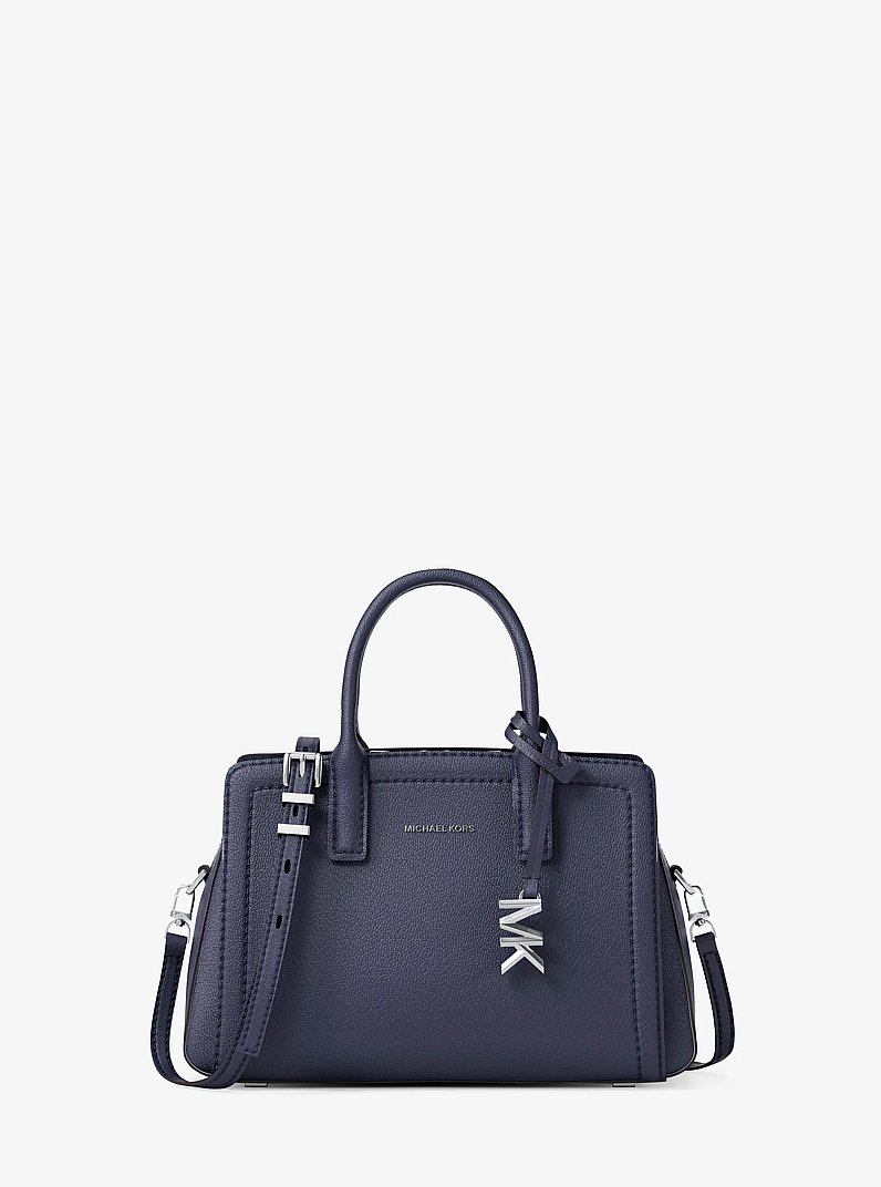 Tr&egrave;s petit sac &agrave; bandouli&egrave;re Laila en Cuir in ROBE BLEU BLEU CLAIR | Michael Kors