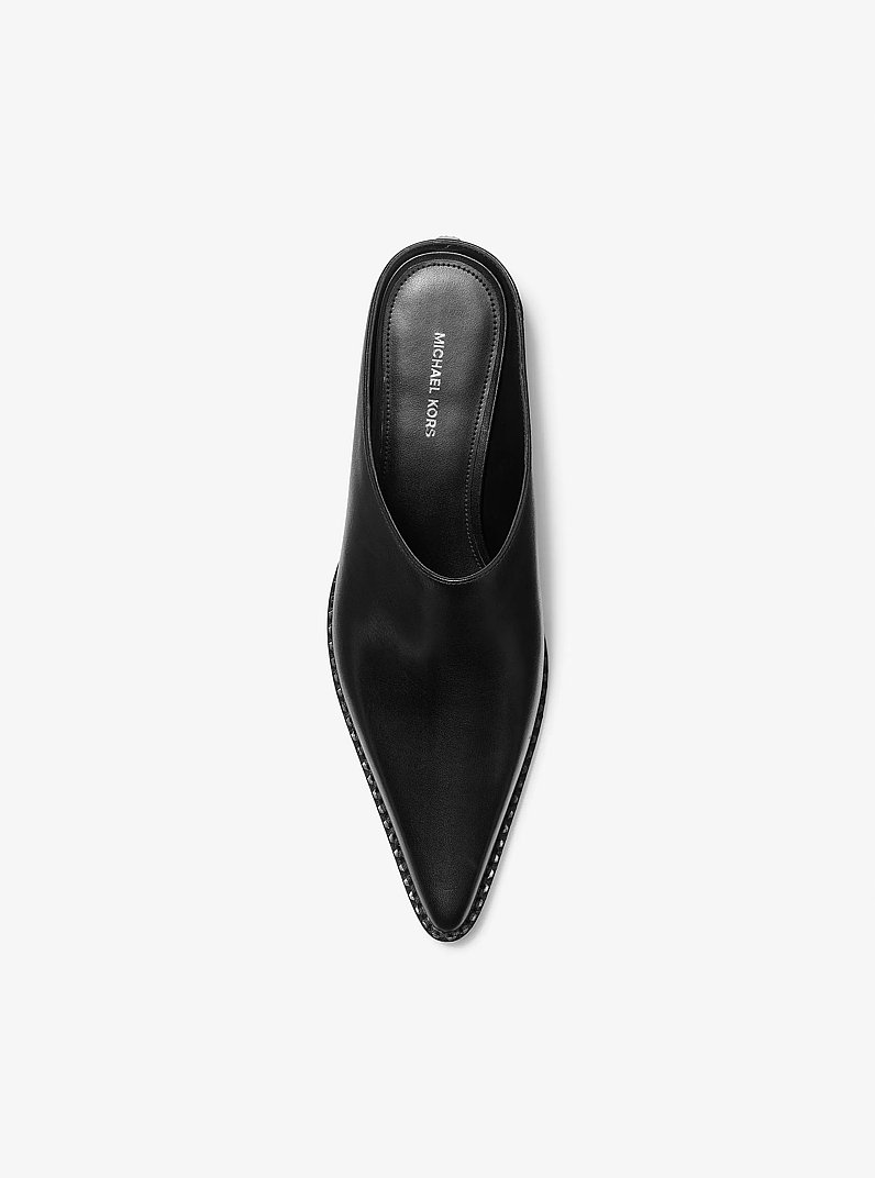 Nash Leather Mule in BLACK | Michael Kors