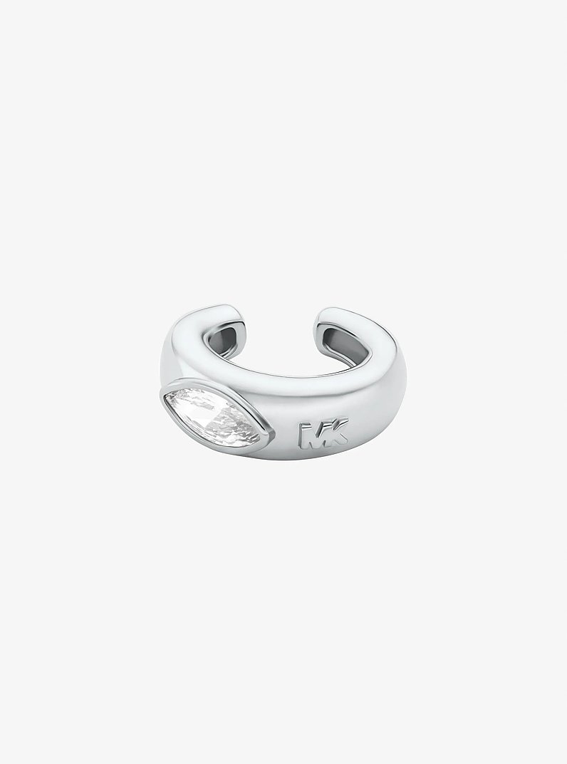 Marquise Stone Ear Cuff in SILVER | Michael Kors