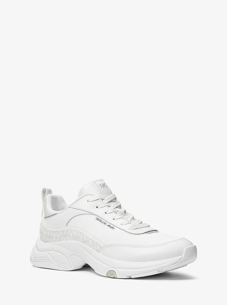 Sneaker Hartley aus Leder in STRAHLENDES WSS | Michael Kors