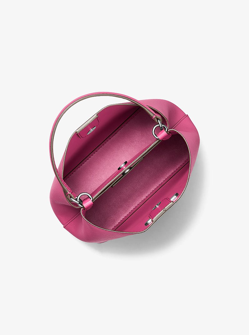 Pratt Small Convertible Shoulder Bag in DRAGONFRUIT | Michael Kors