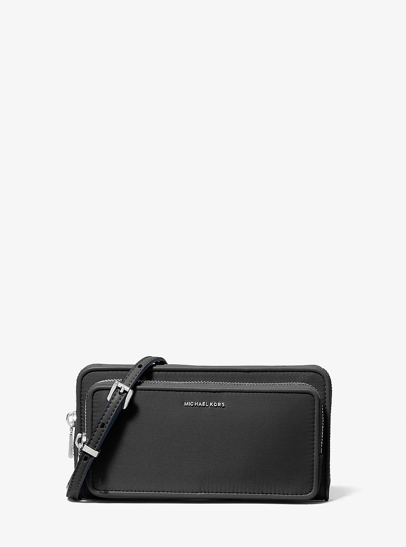 Jet Set Large Nylon Crossbody Bag in BLACK | Michael Kors
