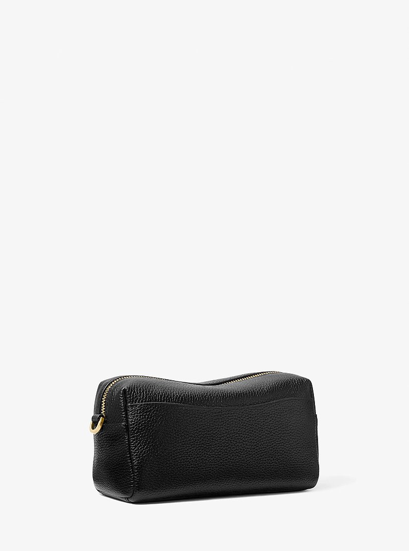 Bryant Small Pebbled Leather Crossbody Bag in BLACK | Michael Kors