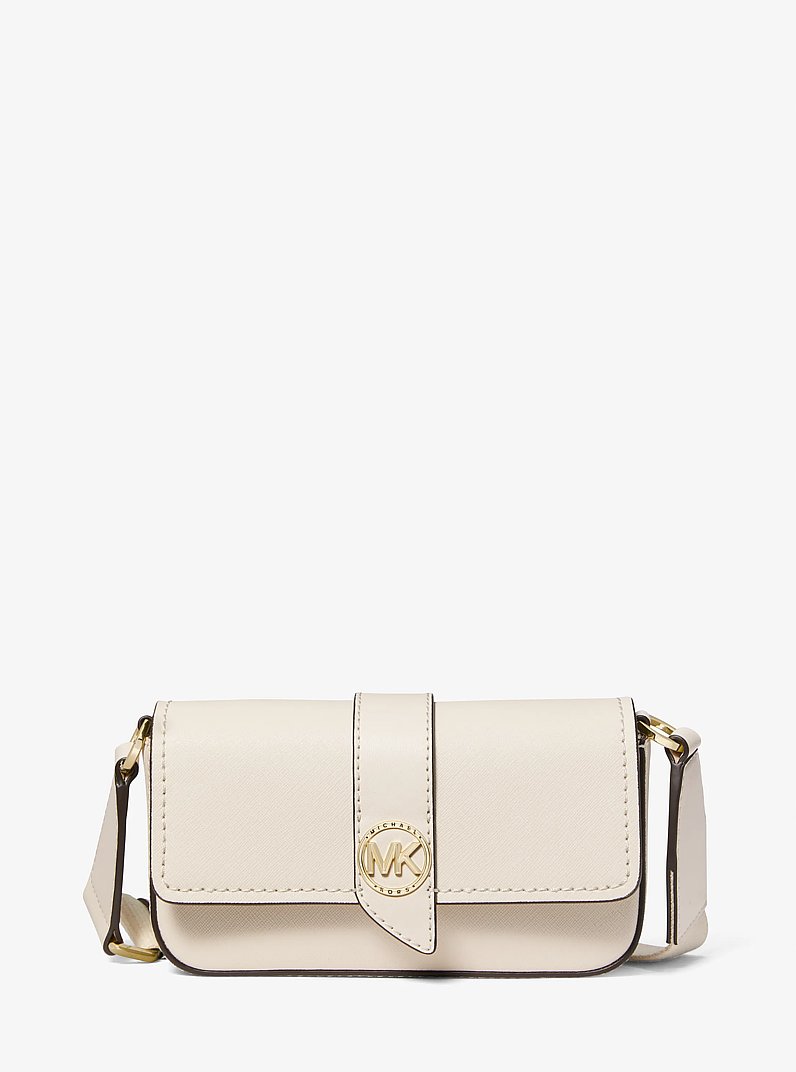 Tr&egrave;s petit sac ceinture &agrave; bandouli&egrave;re Greenwich en cuir saffiano