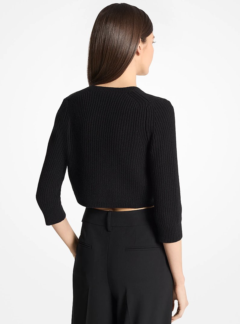 Cashmere Shrug in BLACK | Michael Kors