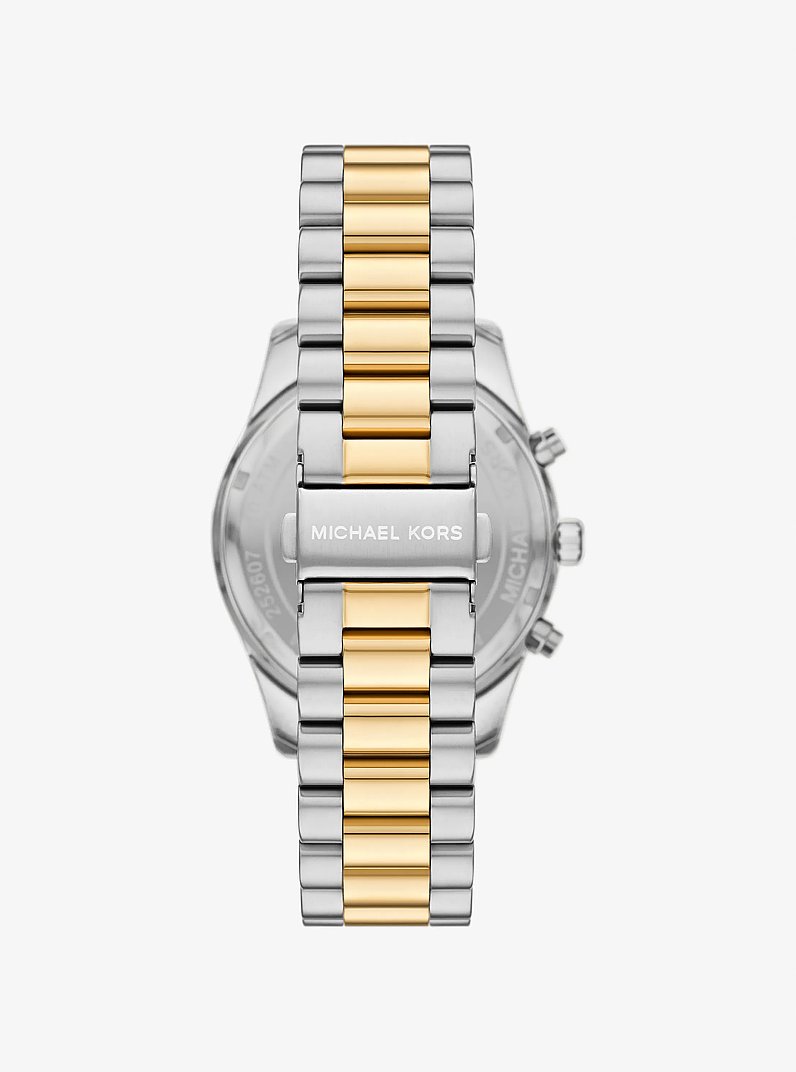 &Uuml;bergro&szlig;e, zweifarbige Armbanduhr Lexington in ZWEIFARBIG | Michael Kors