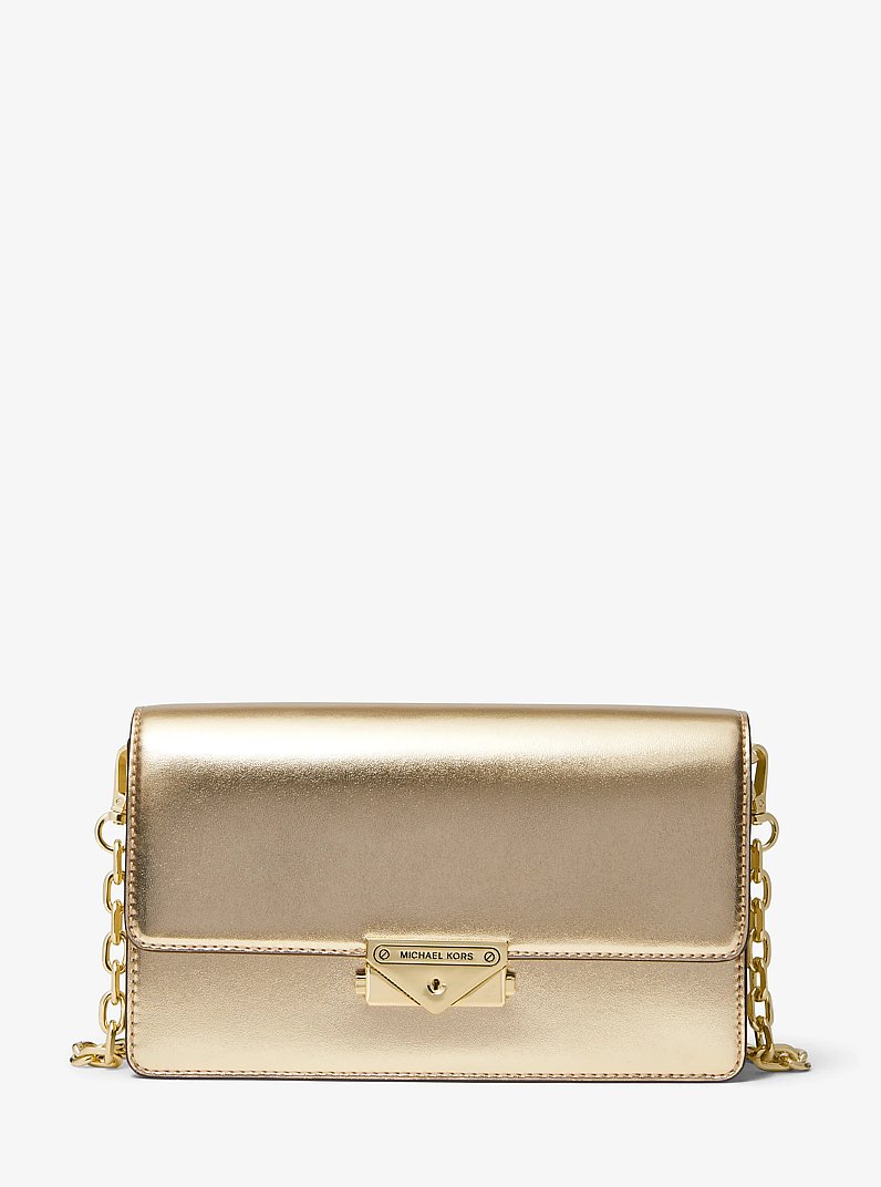 Cece Medium Metallic Clutch