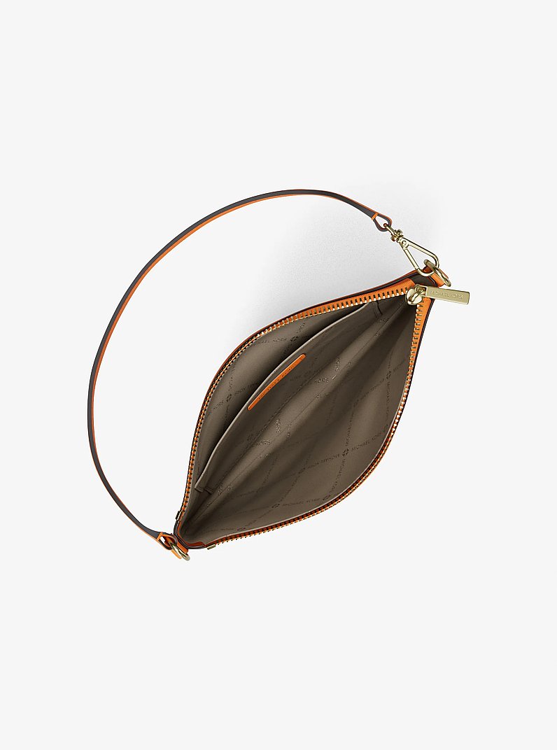 Petite pochette-bracelet convertible Jet Set &agrave; ornements in ORANGE POP | Michael Kors