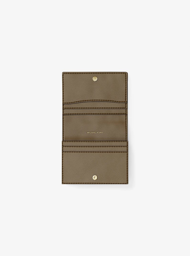 Hamilton Moderne Small Leather Wallet in LODEN | Michael Kors