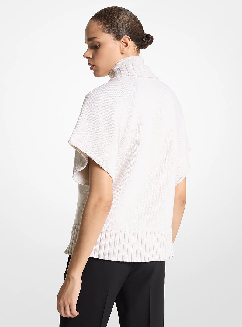 Cashmere Wrapped Cardigan in OPTIC WHITE | Michael Kors