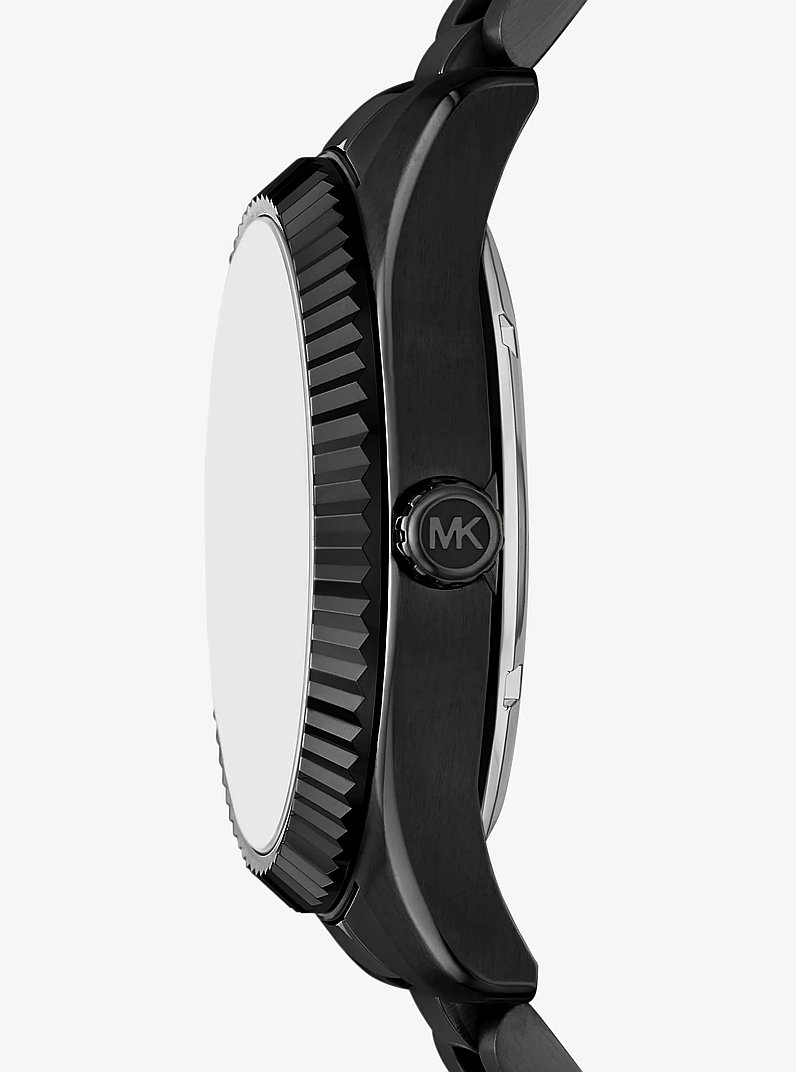 Montre Lexington noire surdimensionn&eacute;e in NOIR | Michael Kors