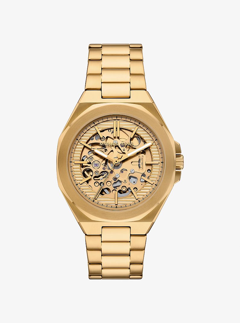 Oversized Callum Gold-Tone Watch in GOLD | Michael Kors