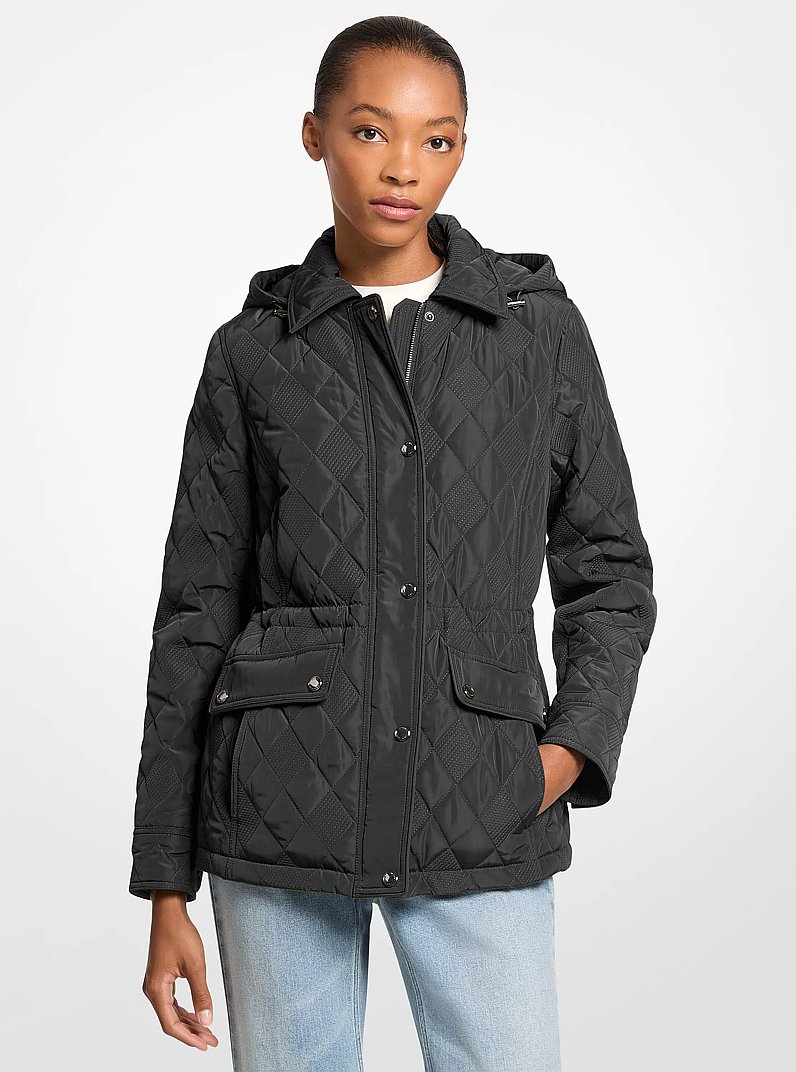 Quilted Jacket in BLACK | Michael Kors