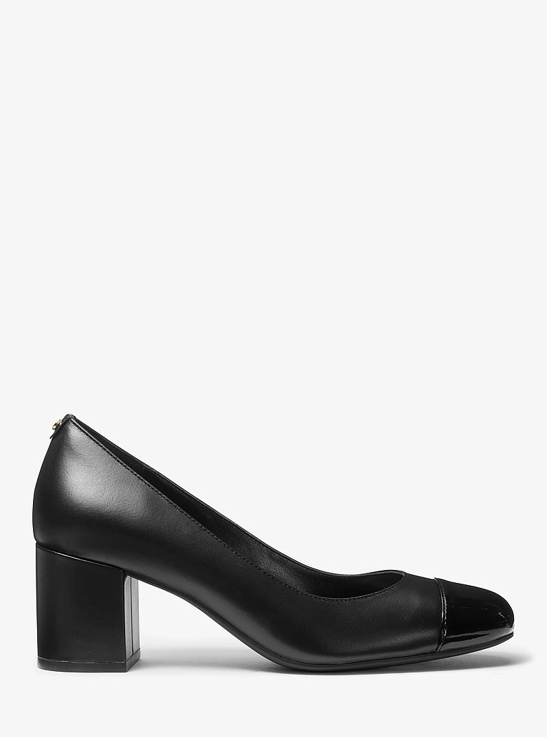 Perla Flex Leather Pump in BLACK | Michael Kors
