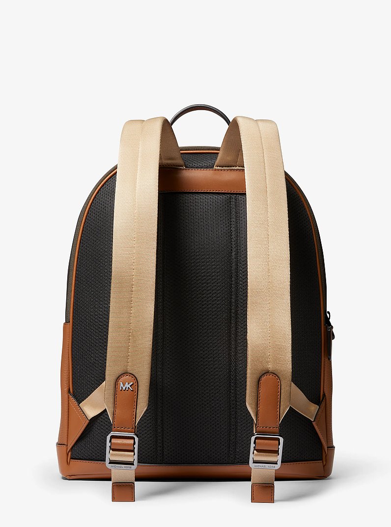 Zaino Commuter Hudson in pelle in CUOIO | Michael Kors