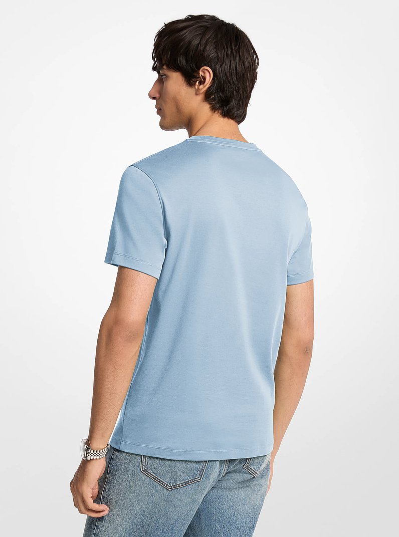 Cotton T-Shirt in CHAMBRAY | Michael Kors
