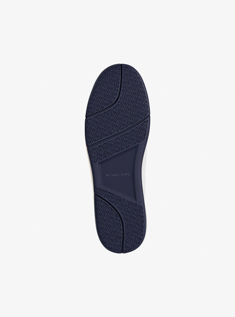 Calzado deportivo Wilton de piel perforada in DRESS BLUES | Michael Kors