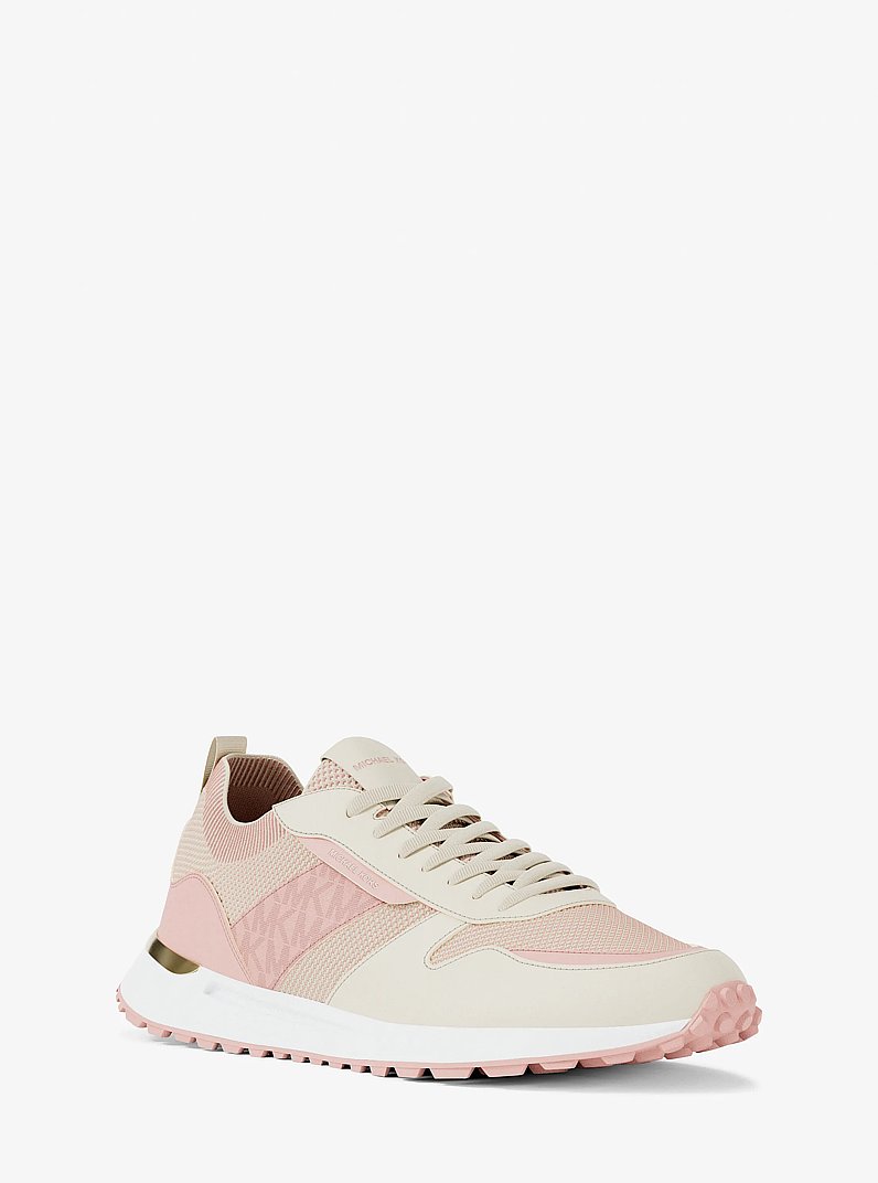 Jesse Mixed-Media Trainer in POWDER BLUSH | Michael Kors