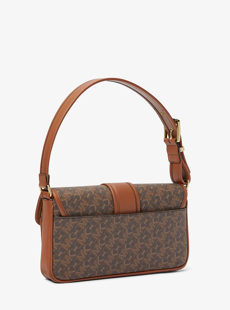 Colby Medium Empire Monogram Shoulder Bag in BROWN/LUGGAGE | Michael Kors