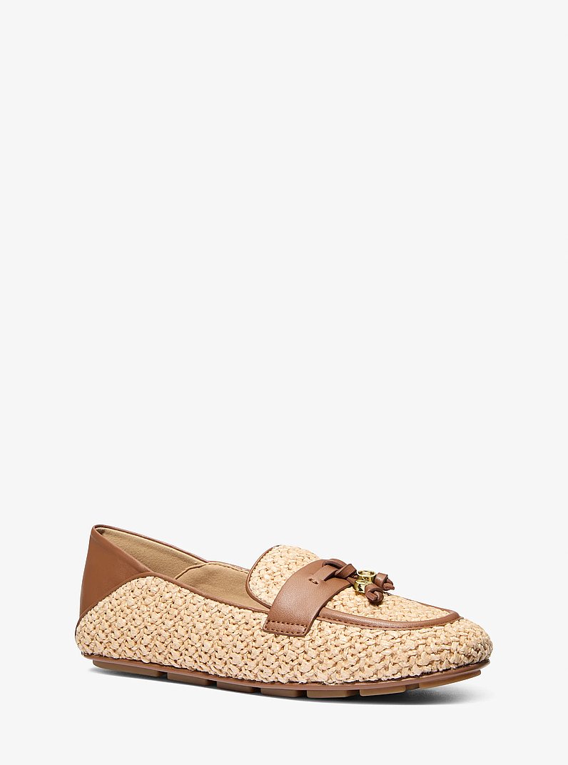 Mocassin Zoe crochet&eacute; in LUGGAGE | Michael Kors