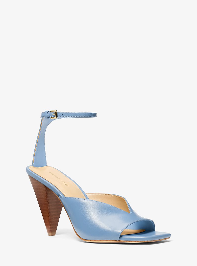 Electra Leather Sandal in FRENCH BLUE | Michael Kors