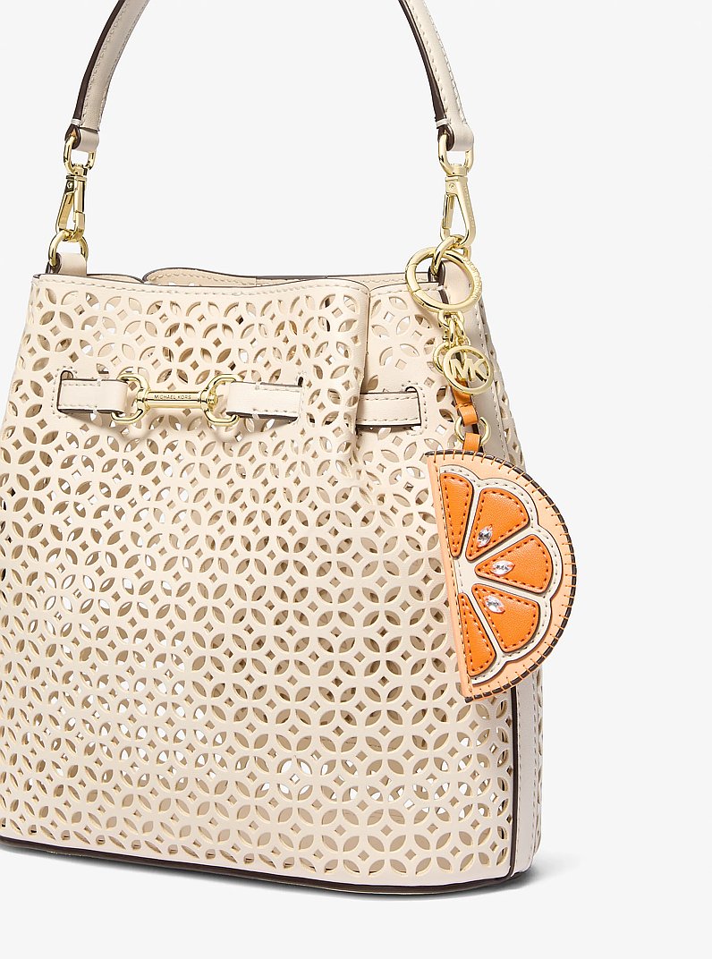 Orange Bag Charm in RADIANT ORANGE | Michael Kors