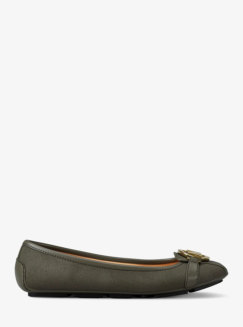 Fulton Suede Moccasin in OLIVE | Michael Kors