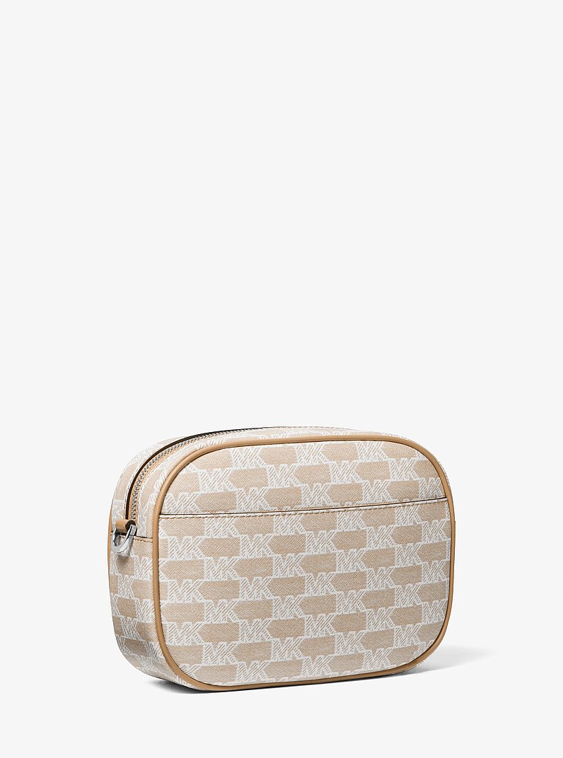 Jet Set Travel Medium Logo Stripe Crossbody Bag