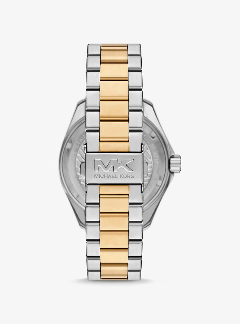 Oversized Maritime Two-Tone Watch in TWO TONE | Michael Kors