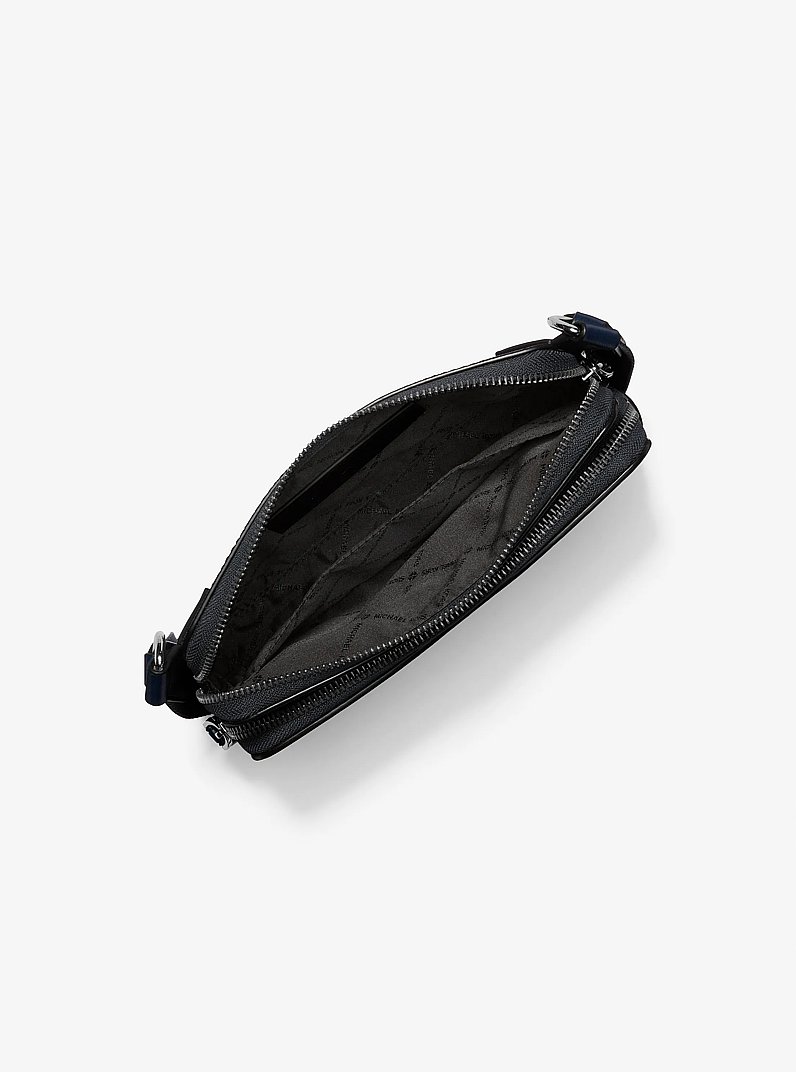 Hudson Signature Logo Crossbody Bag in DRESS BLUES | Michael Kors