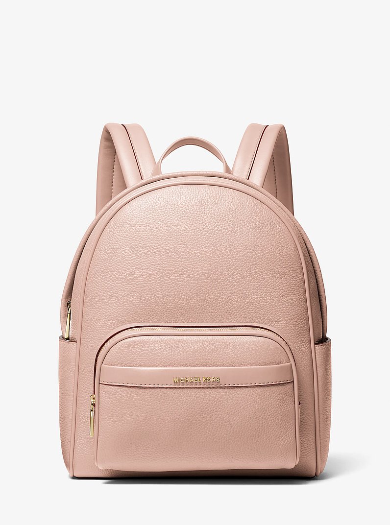 Bex Medium Pebbled Leather Backpack in SOFT PINK | Michael Kors