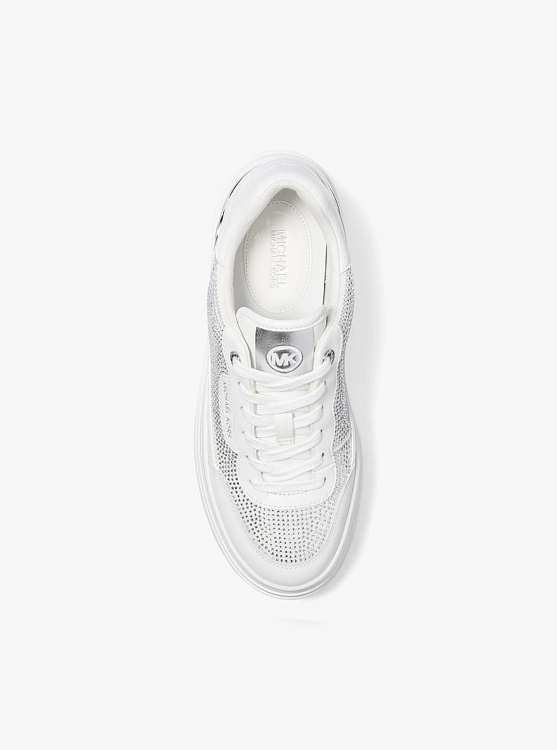 Zapatilla Hayes de piel con adornos