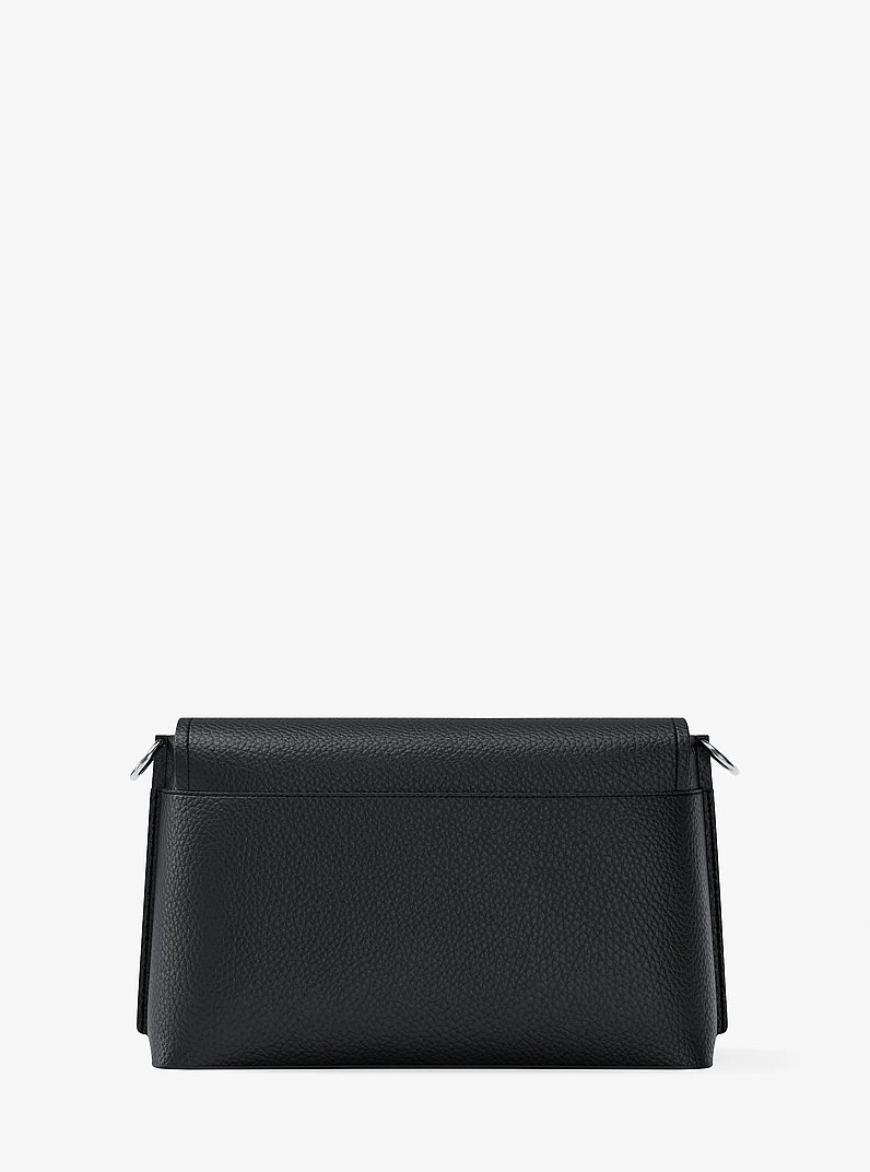 Sac &agrave; bandouli&egrave;re Evelyn de taille moyenne in NOIR | Michael Kors