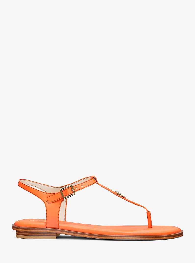 Mallory T-Strap Sandal in RED CLAY | Michael Kors